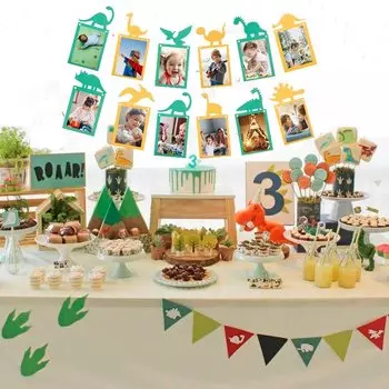 Детская гирлянда с динозаврами WEIGAO