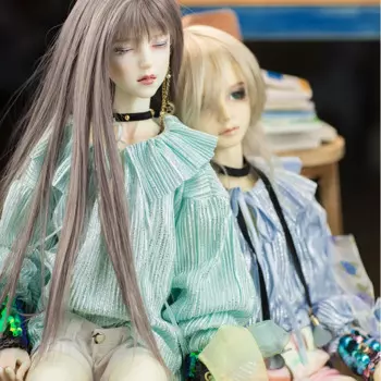 Детская игрушка, BJD DD SD MSD 1/6 1/4 1/3, Одежда для куклы, розовая, зеленая рубашка с оборками, 1 шт.