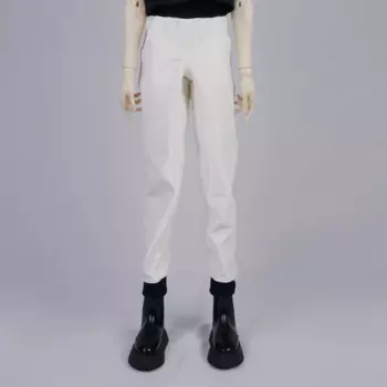 Детская игрушка ручной работы ID 75 POPO68 кукла BJD/SD кукла белая глянцевая кожа имитация кожи блочные застежки брюки 1 шт.
