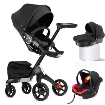Детская коляска 3 в 1, роскошная коляска High Land Scape Dsland Sitting Hot Mom Coches Para Bebe Bassinet 3 в 1, роскошная детская машинка