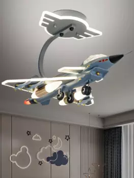Детская комнатная лампа J-10, истребитель J-20, модель самолета, лампа J-10, истребитель, потолочный светильник для спальни, пульт дистанционного управления