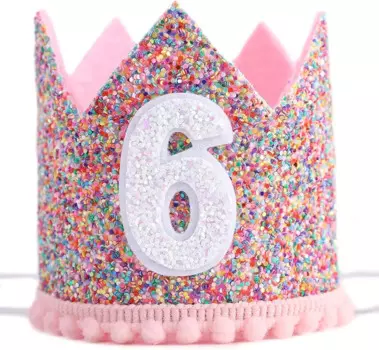 Детская корона MOONBIFFY розового цвета