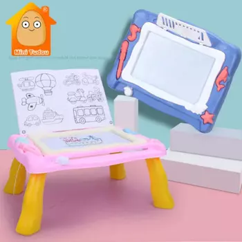 Детская красочная магнитная доска для рисования, игрушка, красочная пластиковая письменная живопись, стол, Ранние развивающие игрушки для детей, подарки