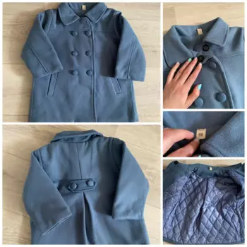 Детская куртка, куртка для маленьких девочек, пальто, шерстяное пальто для маленьких девочек, детская одежда для девочек от 1 до 6, Женская куртка