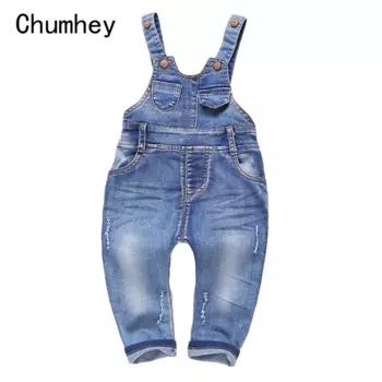 Детская одежда Chumhey, очень мягкие удобные детские длинные брюки, комбинезоны для девочек и мальчиков, джинсовый комбинезон, комбинезоны, одежда для малышей 1881