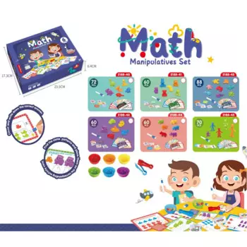 Детская подходящая игра подсчет динозавр игрушка радуга сорт тонкий мотор обучение Монтессори Раннее Обучение Математическая головоломка набор игрушек