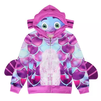 Детская толстовка на молнии Jurebecia, свитшоты для малышей, костюмы на хэллоуин, куртка для мальчиков и девочек, верхняя одежда