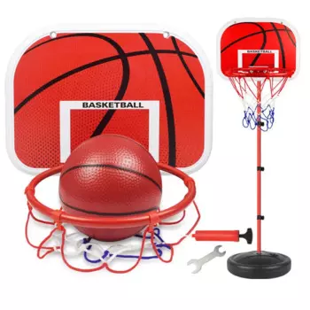 Детские баскетбольные обручи 63-165 см, регулируемые по высоте гол игрушки, набор для мальчиков, уличные и комнатные аксессуары для тренировок и спортивных тренировок