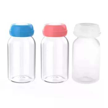 Детские бутылочки для хранения грудного молока, 125 мл, с широким горлышком для хранения