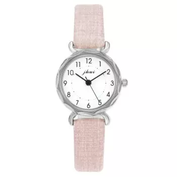 Детские часы, простые универсальные модные темпераментные студенческие женские кварцевые часы с ремнем, 2024, женские часы Relogio Mujer