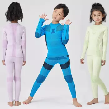 Детские футбольные комплекты, компрессионные комплекты для мальчиков и девочек, баскетбола, бега, катания на лыжах, спортивная футболка + леггинсы, брюки B66