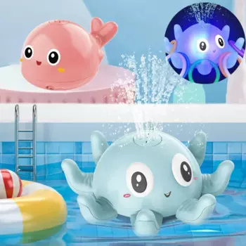 Детские Игрушки для ванны, спрей для водяного душа, игрушки для купания для детей, электрический шар для ванны с искусственной музыкой, детские игрушки, игрушка для ванны
