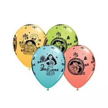 Детские латексные шары Disney Поcahontas и Моана