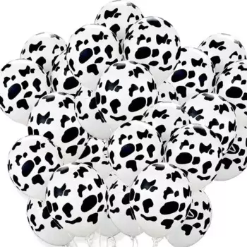 Детские латексные шары с принтом коров DUTRIEUX