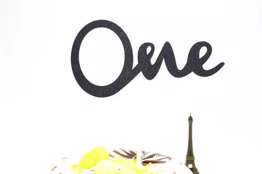 Детские разноцветные флажки для торта Jeyomerry