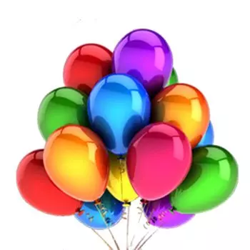 Детские розовые латексные шары DAWN