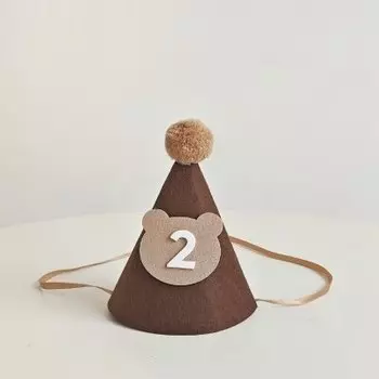 Детские шапки-короны медведи коричневые Gracbgreens