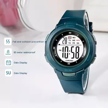 Детские спортивные цифровые часы для детей, модные часы, студенческий будильник, светящиеся часы для мальчиков и девочек, подарок, наручные часы для девочек-подростков
