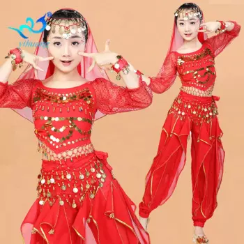 Детские Восточные Танцевальные Костюмы для детей