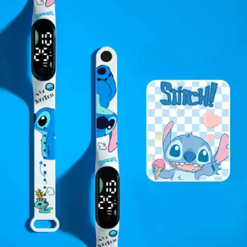 Детские водонепроницаемые часы с рисунком Микки и Минни