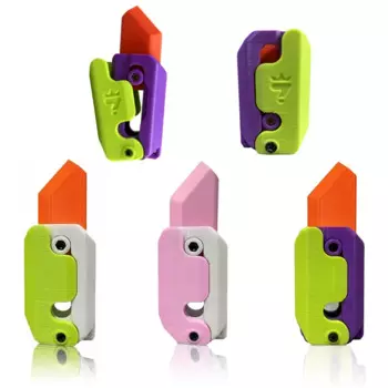 Детский фиджет-нож, игрушка, забавный пластиковый EDC нож для моркови, Гравитационный нож, сенсорные игрушки для снятия стресса для взрослых, игрушка для рук с аутизмом