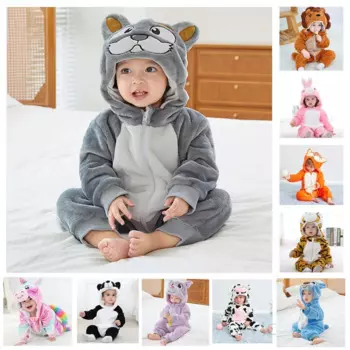 Детский фланелевый комбинезон с длинным рукавом, на возраст 3 года