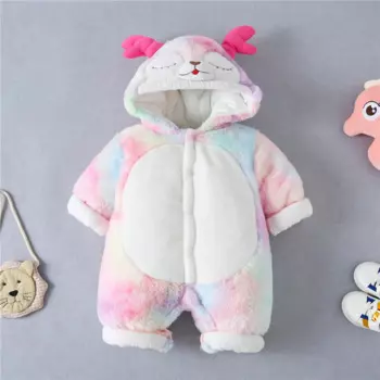 Детский флисовый комбинезон, на возраст 0-18 месяцев