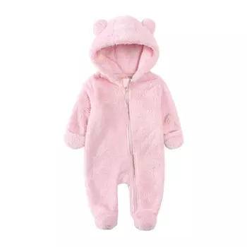 Детский флисовый комбинезон, на возраст 0-2 года