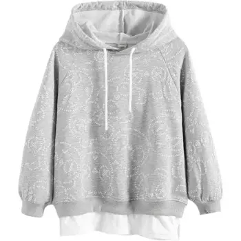 Детский хлопковый свитшот с надписью, на возраст 5-15 лет