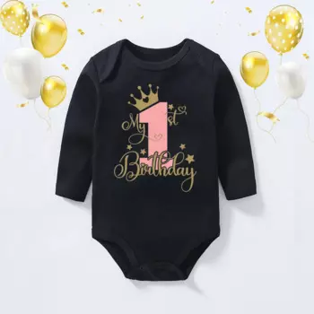 Детский комбинезон с длинным рукавом It's My First Birthday