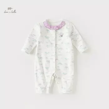 Детский комбинезон с длинным рукавом, из хлопка, DB1240131