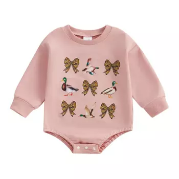 Детский комбинезон с длинным рукавом, с принтом