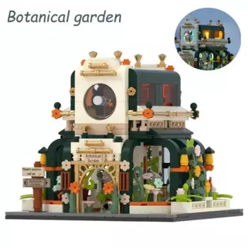 Детский конструктор «ботанический сад», с светильник кой