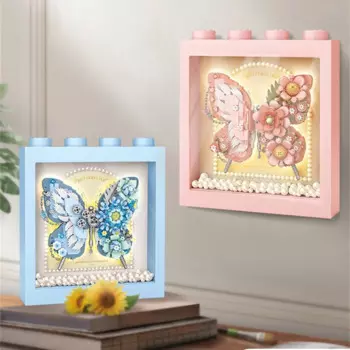 Детский конструктор «Цветы и бабочки»