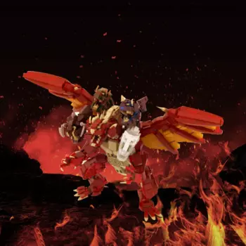 Детский конструктор «Дракон и королева»