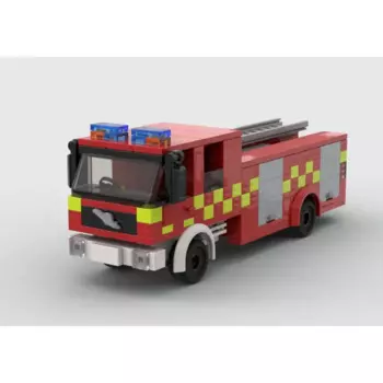 Детский конструктор «пожарная машина», 364 шт.