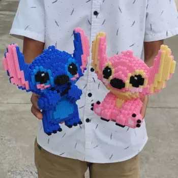 Детский конструктор «Ститч», 21 см