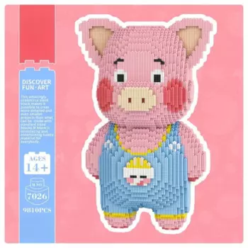 Детский конструктор «Свинка», 28 см