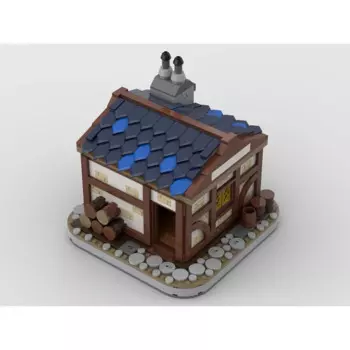 Детский конструктор в виде маленького города