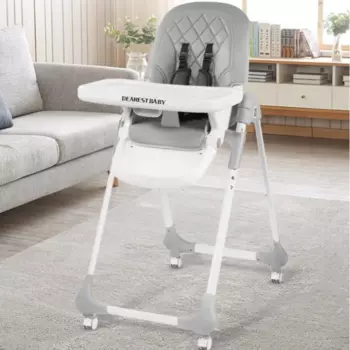Детский обеденный стул, многофункциональный регулируемый домашний обеденный стол для младенцев, стул, портативный складной обеденный стул для младенцев