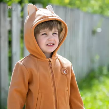 Детский осенний костюм с капюшоном, в виде лисы