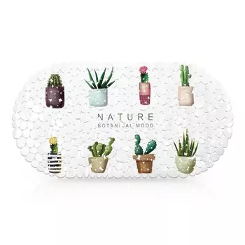 Детский противоскользящий ПВХ коврик для ванной ELESAHOME 69x35 см