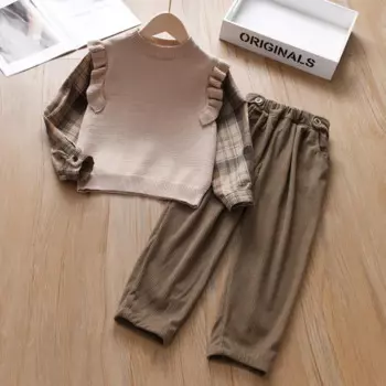 Детский спортивный костюм, свитер и брюки, на возраст 6-12 лет