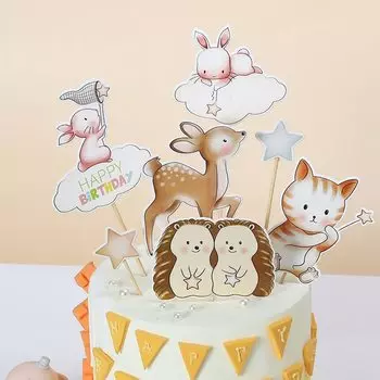 Детский торт топпер сафари jeyomerry