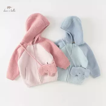 Детское пальто Dave Bella, модная зимняя куртка для мальчиков, свитер, теплая куртка для девочек, детская одежда DB4237671, 2023