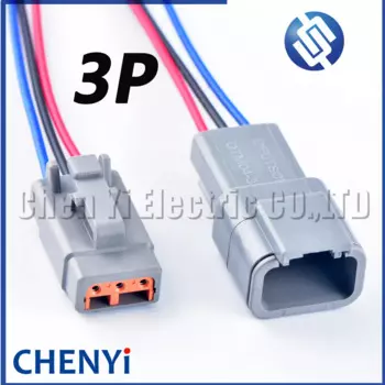 Deutsch DTM series 2 3 4 6 8 12 Pin автомобильный разъем