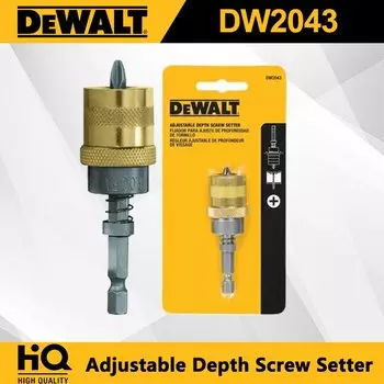 DEWALT 1/4 дюйма с регулируемой глубиной, насадка Phillips, аксессуары для электроинструментов DW2043