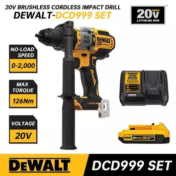 DEWALT Беспроводная ударная дрель/Драйвер Flexvolt DCD999
