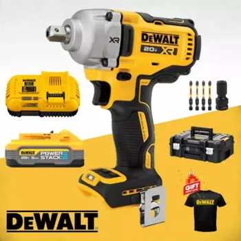 DEWALT DCF892 беспроводной ударный гайковерт среднего диапазона 20 в бесщеточный перезаряжаемый электрический гайковерт с высоким крутящим моментом 812NM DCF892M1 электроинструмент