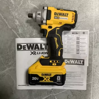 DEWALT DCF8941/2in среднего диапазона, бесщеточный ударный гайковерт с наковальней 18 в, литиевая батарея нм с 8,0 Ач